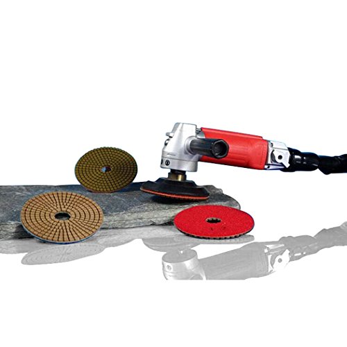 Air Grinder,4-Inch Air Wet Stone Polisher 5500 Rpm with Rear Exhaust,Air-Powered Stone Polisher