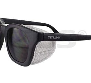 TITUS Retro Style IR Welding Safety Glasses w/Folding Side Shield