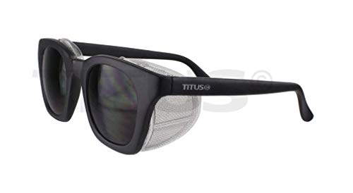 TITUS Retro Style IR Welding Safety Glasses w/Folding Side Shield