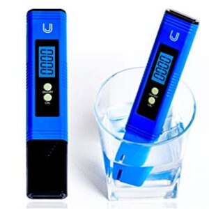 Digital pH Meter - Water Quality Tester, 0.01 High Accuracy and ATC, x6 Calibration Packs - pre calibrated pH Meter for Water, Pool, Soil, Hydroponics, Aquarium, Beer Brewing, Wine, Food, Urine, lab