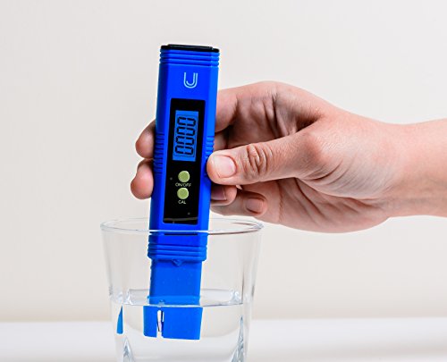 Digital pH Meter - Water Quality Tester, 0.01 High Accuracy and ATC, x6 Calibration Packs - pre calibrated pH Meter for Water, Pool, Soil, Hydroponics, Aquarium, Beer Brewing, Wine, Food, Urine, lab