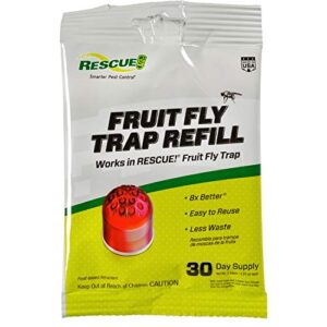 RESCUE! Fruit Fly Trap Bait Refill – 30 Day Supply – 2 Pack