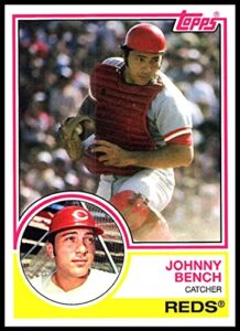 2015 archives #202 johnny bench nm-mt reds (1983 topps)