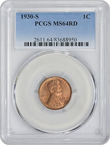 1930-S Lincoln Cent, MS64RD, PCGS