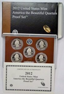2012 s u.s. mint america the beautiful quarters proof set ogp