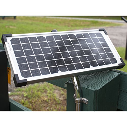 Ghost Controls Solar Panel Premium 10 Watt Monocrystalline Panel for Automatic Gate Opener Systems, Model AXDP