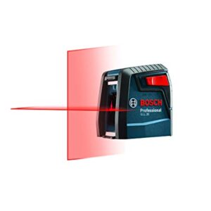 BOSCH GLL30 30ft Cross-Line Laser Level Self-Leveling with 360 Degree Flexible Mounting Device