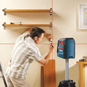 BOSCH GLL30 30ft Cross-Line Laser Level Self-Leveling with 360 Degree Flexible Mounting Device