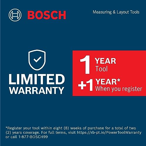 BOSCH GLL30 30ft Cross-Line Laser Level Self-Leveling with 360 Degree Flexible Mounting Device