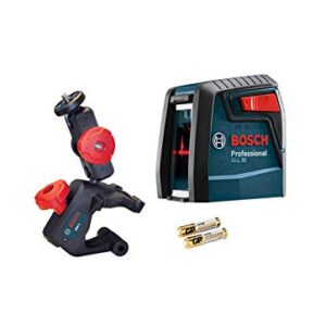 BOSCH GLL30 30ft Cross-Line Laser Level Self-Leveling with 360 Degree Flexible Mounting Device