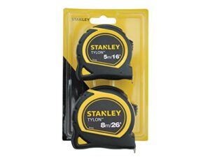 stanley sta998985 pocket tapes, 5m/16ft & 8m/26ft