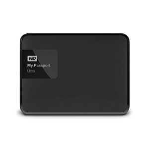 wd 4tb black my passport ultra portable external hard drive - usb 3.0 - wdbbkd0040bbk-nesn [old model]
