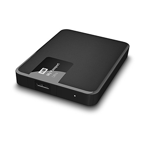 WD 4TB Black My Passport Ultra Portable External Hard Drive - USB 3.0 - WDBBKD0040BBK-NESN [Old Model]