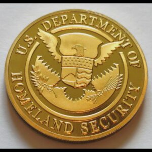 HSI Homeland Security Investigations Colorized Challenge Art Coin