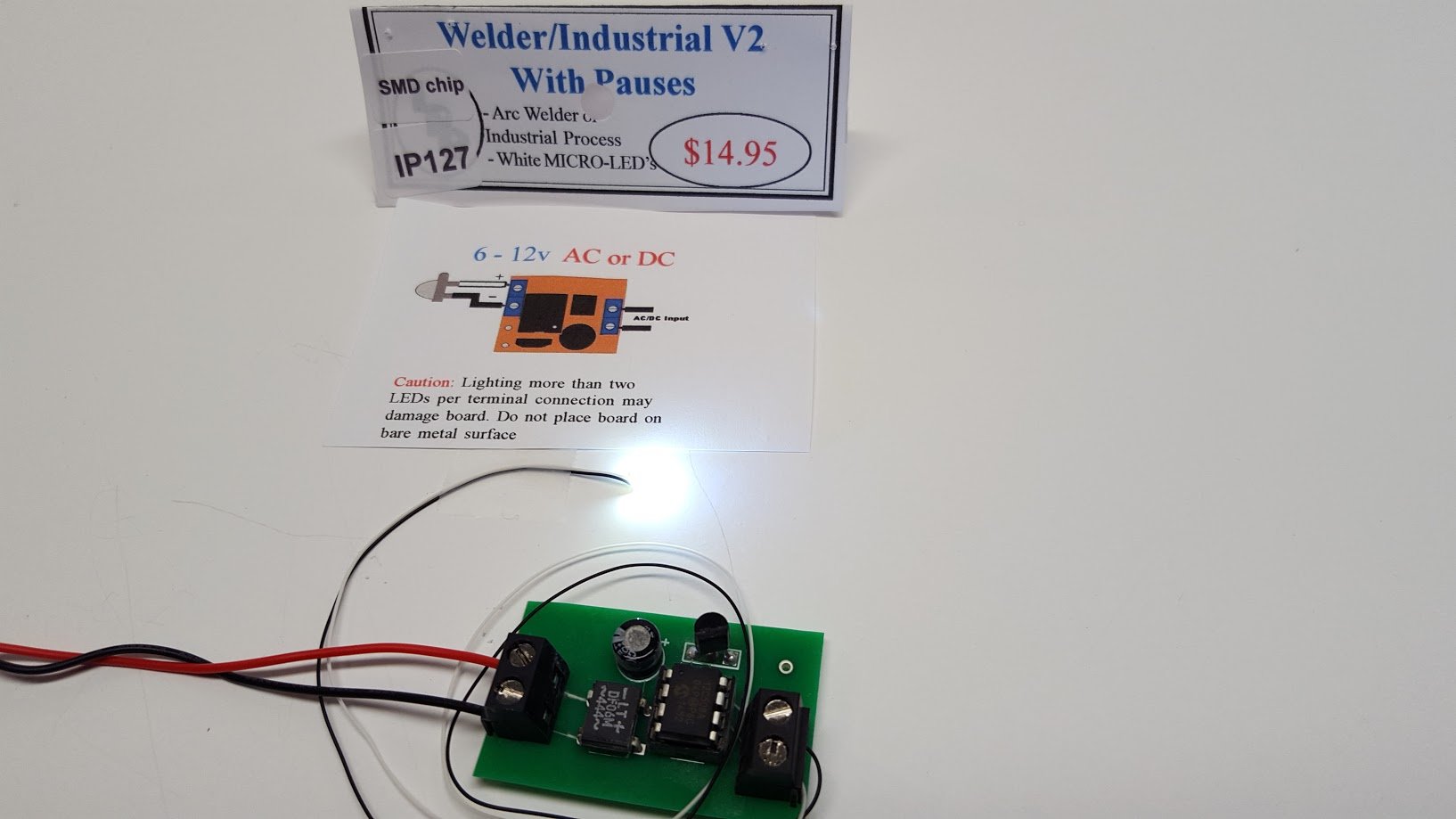 Iron Penguin IP127 Model Arc Welder with Pauses Using a SMD chip