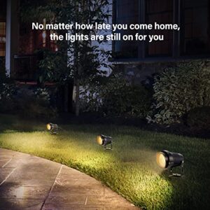 Lemonbest LED Landscape Up Down Light 5W White LED Decorative Spotlight Lamp 110V with Plug for Indoor Outdoor Yard Step Wall Lighting (Warm White)（NO Spike