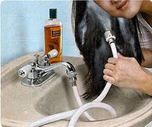 sink hoses 5ft. indoor turn your sink into a handy shower!,white,60"