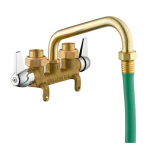 Glacier Bay 4211N-0001 2-Handle Laundry Faucet, Rough Brass