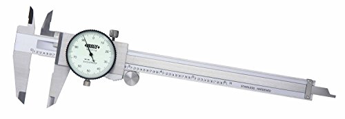 INSIZE 1311-12 Dial Caliper, 0-12", Graduation .001"