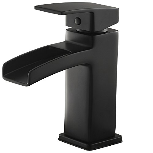 Pfister LG42DF0B Kenzo Single Control 4" Centerset Bathroom Faucet, Matte Black