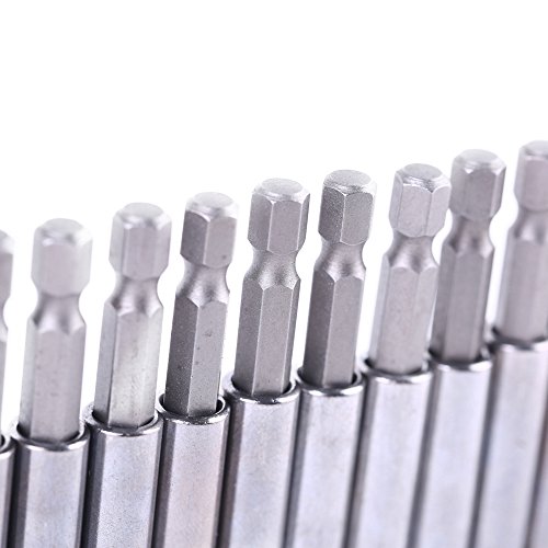 Rocaris 10 Pack Magnetic Extension Socket Drill Bit Holder 1/4" Hex Power Tools