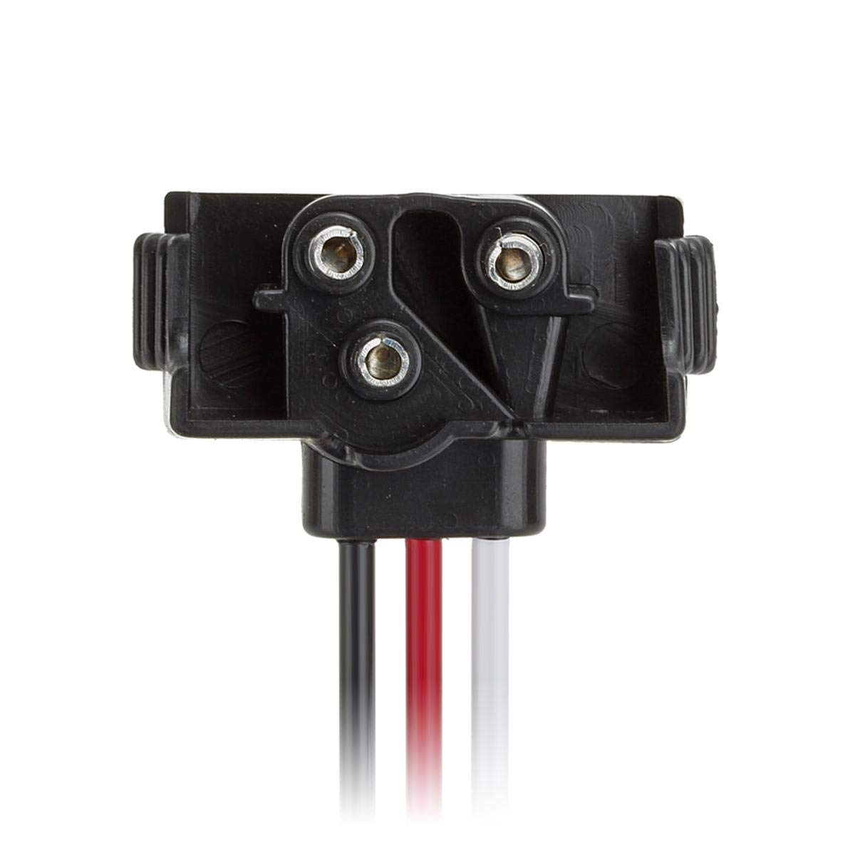 Partsam 8X Truck Trailer Molded 3 Prong Pigtail Harness Stop Turn Tail Brake Backup Light