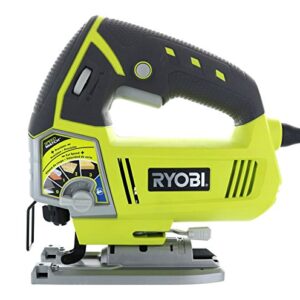 Ryobi JS481LG 4.8 Amp Corded Variable Speed T-Shank Orbital Jig Saw w/ Onboard LED Lighting System