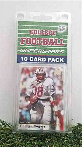 South Carolina Gamecocks- (10) Card Pack College Football Different Gamecock Superstars Starter Kit! Comes in Souvenir Case! Great Mix of Modern & Vintage Players for the Super Gamecocks Fan! By 3bros