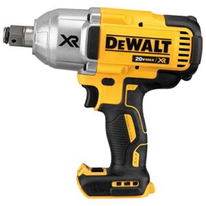 dewalt 20v max* xr cordless impact wrench with hog ring pin anvil, 3/4-inch , tool only (dcf897b)