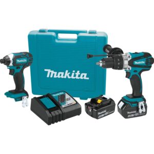 makita xt263m 18v lxt® lithium-ion cordless 2-pc. combo kit (4.0ah)