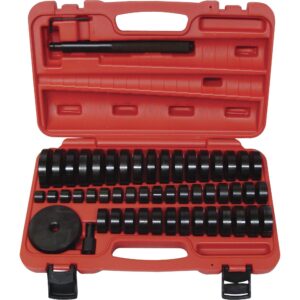 pmd products 52pc deluxe bush bushing bearing seal driver disc tool set 3/4" up to 2-15/16"
