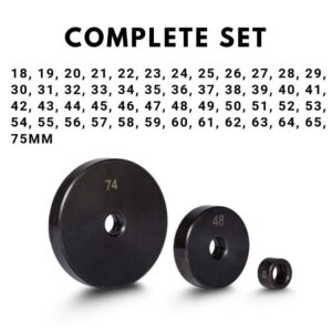 PMD Products 52pc Deluxe bush Bushing Bearing Seal Driver Disc Tool Set 3/4" up to 2-15/16"