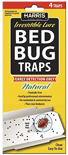 Harris All Natural Bed Bug Traps, 2 Pack, 4 traps each