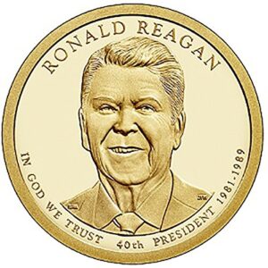 2016 p, d 2 coin - ronald reagan presidential uncirculated