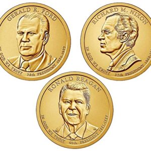 2016 D Presidential Dollar 3-Coin D Mint Uncirculated