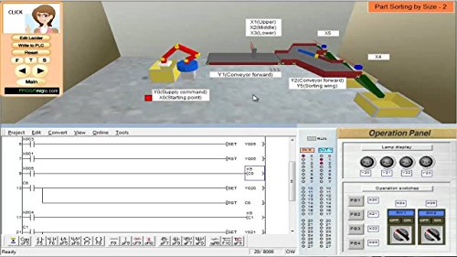 PLC GX DEV Programming Software Ladder Logic, Bonus Controller Training Course USB