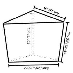 Schluter Systems: Kerdi Board Shower Bench (Triangular 16"x16"x20")