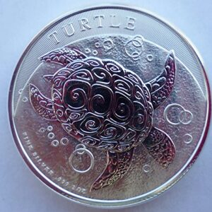 2016 No Mint Mark New Zealand Silver $5 Niue Hawksbill Turtle Coin (BU) $5 Seller Brilliant Uncirculated