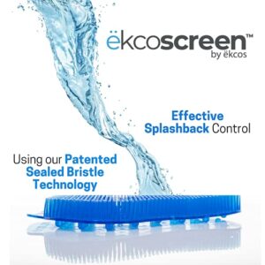 Diversey - EKS-3B-12 ekcoscreen 60 Day Premium Anti-Splash Urinal Screen, 7" x 7" Blue/Fresh (12 Pack)