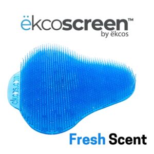 Diversey - EKS-3B-12 ekcoscreen 60 Day Premium Anti-Splash Urinal Screen, 7" x 7" Blue/Fresh (12 Pack)