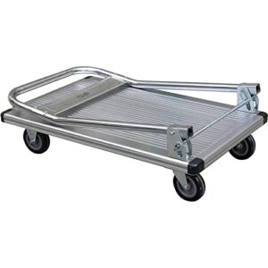 Global Industrial Folding Platform Truck, Aluminum, 29 x 19, 400 lb. Capacity