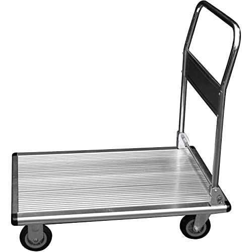 Global Industrial Folding Platform Truck, Aluminum, 29 x 19, 400 lb. Capacity