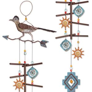 Sunset Vista Designs Roadrunner on Arrow Wind Chime, 28"