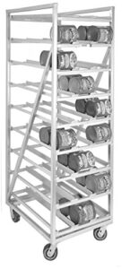 channel manufacturing csr-99 heavy-duty full size stationary aluminum can rack for #10 and #5 cans