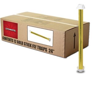 catchmaster gold stick 962 large 24" fly trap - box of 12