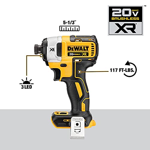 DEWALT FLEXVOLT 60V MAX* Cordless Drill Combo Kit, Hammer Drill & Impact Driver (DCK299D1T1)