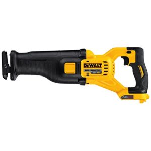 dewalt flexvolt 60v max* cordless reciprocating saw, tool only (dcs388b)