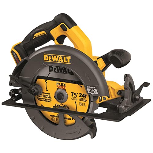 DEWALT FLEXVOLT 60V MAX* Circular Saw, 7 1/4-Inch, Brushless, Tool Only (DCS575B)