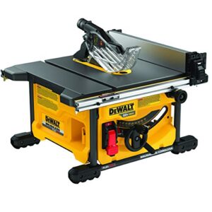 dewalt flexvolt 60v max* table saw, 8-1/4-inch, tool only (dcs7485b)