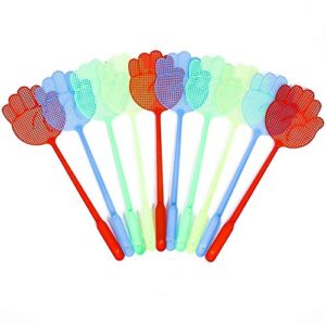 valuehall fly swatter 10 pack fly swatters multi-colors manual plastic fly swatter set v7022